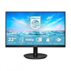 MONITOR LED 22" PHILIPS V-LINE 221V8A/00 VA/ FHD/ HDMI/ VGA/ 75HZ/ 4MS/ VESA 100X100