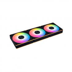 VENTILADOR LIAN LI UNI FAN CL INALAMBRICO REV ARGB 3X 120MM NEGRO + CONTROLADOR