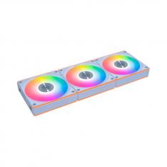VENTILADOR LIAN LI UNI FAN CL INALAMBRICO REV ARGB 3X 120MM BLANCO + CONTROLADOR