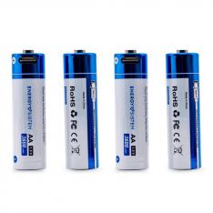 PILAS ENERGY SISTEM CHARGE PRO C AA USB TIPO C 4 UNIDADES