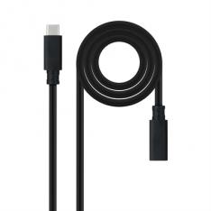 CABLE NANOCABLE USB-C 3.2 GEN2X2 100W C/M-H 1.5M ALARGADOR