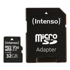 TARJETA MEMORIA MICRO SD INTENSO 32GB PROFESIONAL V30 + ADAPTADOR SD