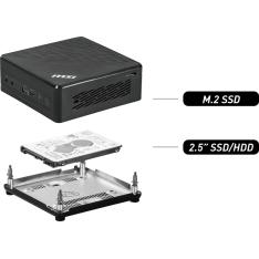 ADAPTADOR HDD PARA MINI ORDENADOR MSI CUBI N 8GL MS-B17111 NEGRO