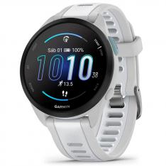 Garmin Forerunner 165 Music Reloj Inteligente para Correr con GPS Pantalla Táctil AMOLED Métricas Optimizadas Planes de Entrenamiento Pay Autonomía de 11 Días BLANCO