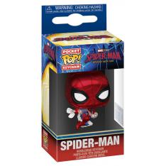 FUNKO POP KEYCHAIN LLAVERO: Spider-Man BND- Spider-Man (Metallic)