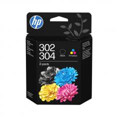 PACK CARTUCHO TINTA HP 302/304 Tricolor/ NEGRO