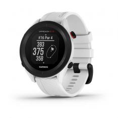 RELOJ SMARTWATCH GARMIN APPROACH, Reloj para Golf, Campos mundiales preinstalados, Bluetooth y Resistente al Agua, Blanco