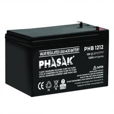 BATERIA PHASAK PHB 1212 COMPATIBLE PARA SAIS 12Ah 12V ACIDO/PLOMO