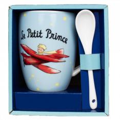 TAZA CON CUCHARA ENESCO EL PRINCIPITO EN SU AVIÓN