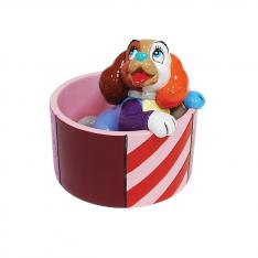 FIGURA MINI ENESCO LA DAMA Y EL VAGABUNDO LADY BY BRITTO