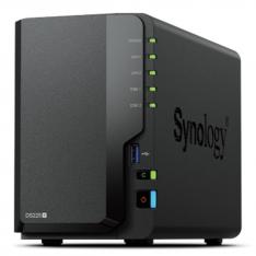 SERVIDOR NAS SYNOLOGY DISK STATION DS225+ 2GB 2 BAHIAS GIGABIT ETHERNET