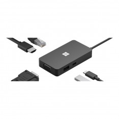 HUB USB TIPO C MICROSOFT TAVEL HDMI/ ETHERNET/ VGA/ USB TIPO A/ USB TIPO C