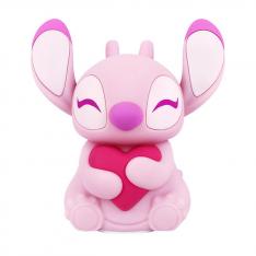 LAMPARA TÁCTIL ENESCO DISNEY STITCH ANGEL CON CORAZÓN