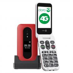 TELEFONO MOVIL DORO LEVA L30 / 2.8" / 4G / ROJO/BLANCO