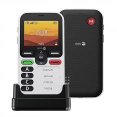 TELEFONO MOVIL DORO LEVA X10 / 2.4" / 4G / BLANCO/NEGRO