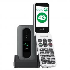 TELEFONO MOVIL DORO LEVA L30 / 2.8" / 4G / GRAFITO/BLANCO