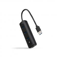 CONVERSOR NANOCABLE USB3.0 A ETHERNET 3xUSB3.0