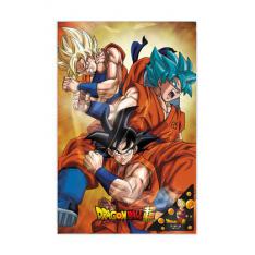 POSTER 3D 58X38 CM CHAMPA GOKU STATES DRAGON BALL SUPER