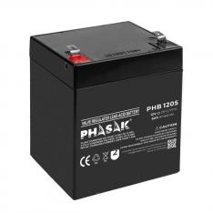 BATERIA PHASAK PHB 1205 COMPATIBLE PARA SAIS 5Ah 12V ACIDO/PLOMO