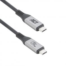 CABLE USB4 ACT CONNECTIVITY 80 GBPS THUNDERBOLT 5, 240 W, USB TYPE-C, CERTIFICADO POR USB-IF, 1,5 M.