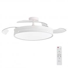 3NOD - Ventilador de techo CONCEPT RAY Luz Led Regulable Motor DC 6 velocidades