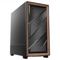 CAJA ORDENADOR GAMING ANTEC FLUX SE ATX WOOD NEGRA