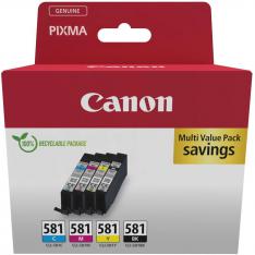 MULTIPACK TINTA CANON CLI-581 BK/C/M/Y 