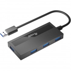 HUB USB EQUIP LIFE 4 X USB 3.0 + ADAPTADOR USB TIPO C