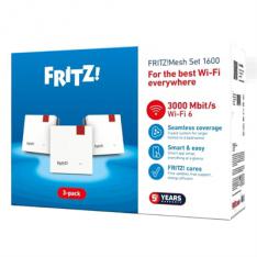 PUNTO DE ACCESO REPETIDOR FRITZ! MESH SET 1600 3 UNIDADES