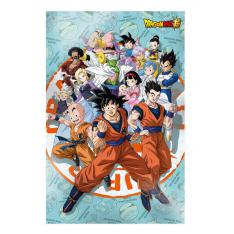 POSTER 3D 58X38CM UNIVERSE SURVIVAL DRAGON BALL SUPER