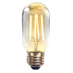 BOMBILLA LED SILVER ELECTRONIC FILAMENTO EDISON TUBO 2W=20W/ E27/ 2.200K/ 320º/ 220 Lm/ LUZ EXTRA CALIDA/ A++