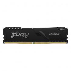 MEMORIA RAM DDR4 8 GB KINGSTON / 3600MHZ / PC4-28800 / FURY BEAST / NEGRO