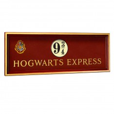 PLACA THE NOBLE COLLECTION HARRY POTTER ANDÉN 9 3/4