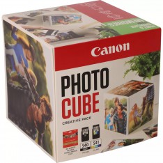 CARTUCHO CANON PG-540/CL-541 PHOTO CUBE + PHOTO PAPER PLUS GLOSSY II 40 HOJAS PACK GREEN