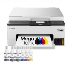 Multifuncin Inyeccin Canon Maxify GX1051 Red/ WIFI/ Duplex impresion/ Depsitos tinta/ 3 botellas negro