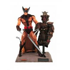 FIGURA BROWN WOLVERINE MARVEL SELECT 18 CM