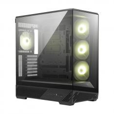 CAJA ORDENADOR GAMING MSI MAG PANO 130R PZ ATX ARGB CRISTAL TEMPLADO NEGRA