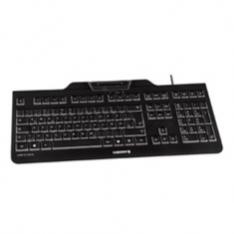 TECLADO CHERRY KC 1000 SC LECTOR DE TARJETA CHIP INTEGRADO DNI USB NEGRO