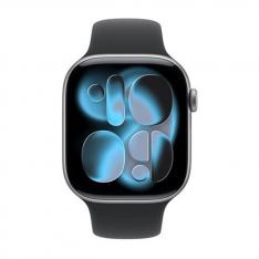 SMARTWATCH APPLE WATCH S11 GPS 46MM SPACE GREY ALUMINIUM CASE  BLACK SPORT BAND - M/L