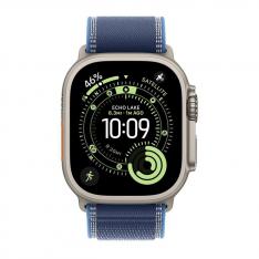 SMARTWATCH APPLE WATCH ULTRA 3 GPS + CELLULAR 49MM NATURAL TITANIUM CASE  BLUE/BRIGHT BLUE TRAIL LOOP - M/L