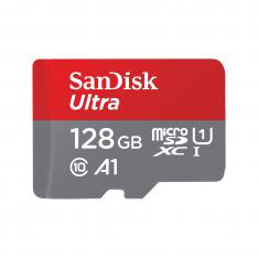 TARJETA MEMORIA MICRO SECURE DIGITAL SD XC + ADAPTADOR SANDISK / 128GB / CLASE 10 / SDXC / 100MB/S