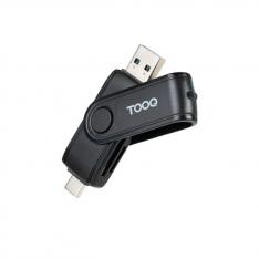 LECTOR DNI USB TIPO C / USB TIPO A TOOQ TQR-3003B