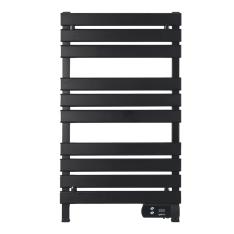 YOEVU - Radiador toallero eléctrico 500W Negro