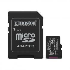 TARJETA MEMORIA MICRO SDXC 64GB KINGSTON CANVAS SELECT PLUS +  ADAPTADOR SD
