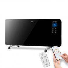 YOEVU | RADIADOR BAJO CONSUMO | 1500W | PROGRAMABLE | CONTROL APP WIFI | NEGRO