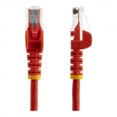 CABLE DE RED STARTECH LATIGUILLO RJ45 UTP CAT5E 0.5M ROJO