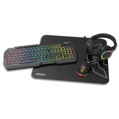KIT GAMING KROM KENTA PC 4 EN 1 RGB NEGRO