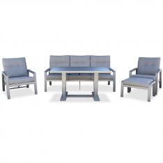 YOEVU VISTA LOUNGE SILLON RECLINABLE ALUMINIO COLOR GRIS ANTRACITA