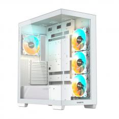 CAJA ORDENADOR GAMING GIGABYTE C500 ATX CRISTAL TEMPLADO BLANCA