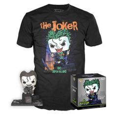 FUNKO POP DC COMICS DC JIM LEE JOKER + CAMISETA TALLA S